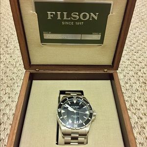 Filson Men’s Stainless Steel Watch